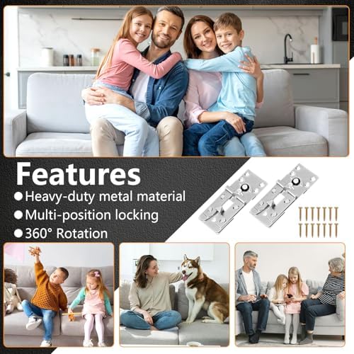 Sectional Couch Connectors, Heavy Duty Interlocking Alligator Sofa Clamps - Image 6