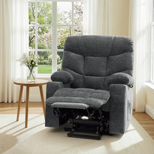 MCombo Power Lift Recliner for Elderly, Fabric R7399 - Image 2