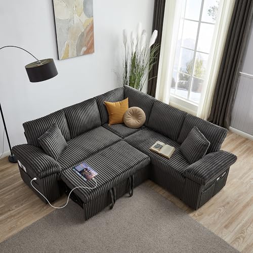 82'' Modular Sectional Couch by howcool