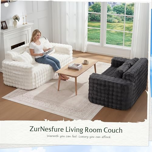 ZurNesfure Sofa Couch Loveseat Boneless Sofa - Image 6