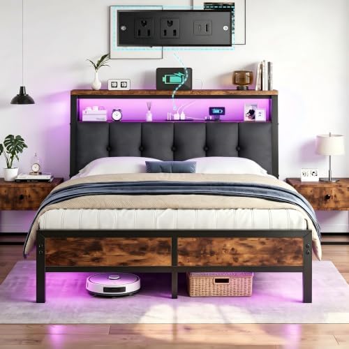 Homkdom Full Size Bed Frame by ElevateYourHome%EF%BC%8CEnhanceEver