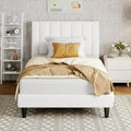 Allewie Twin Bed Frame/Velvet Upholstered Bed Frame by Allewie