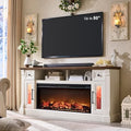 OKD 70" Farmhouse Fireplace TV Stand by OKD