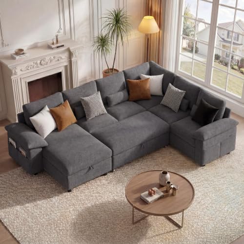 110 Inch Modular Sectional Sleeper Sofa - Image 2