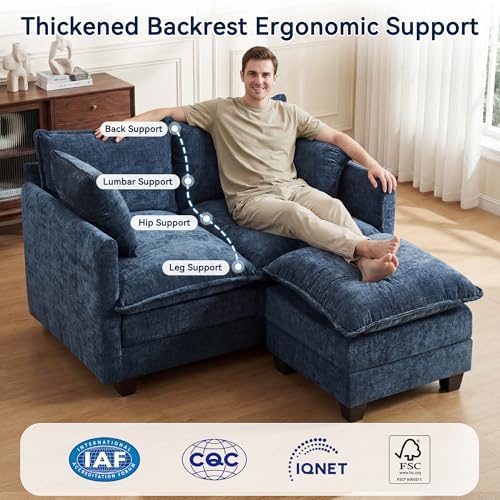 L-Shape Loveseat Sofa Couch - Image 5