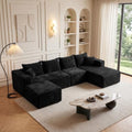 Boneless Couch U-Shaped Sectional Sofa by HouseMila