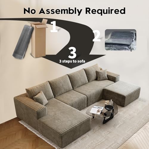 135.4" Cloud Modular Sectional Couch - Image 5