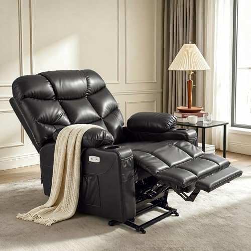 MCombo Power Lift Recliner for Elderly, Leather R7289 - Image 4