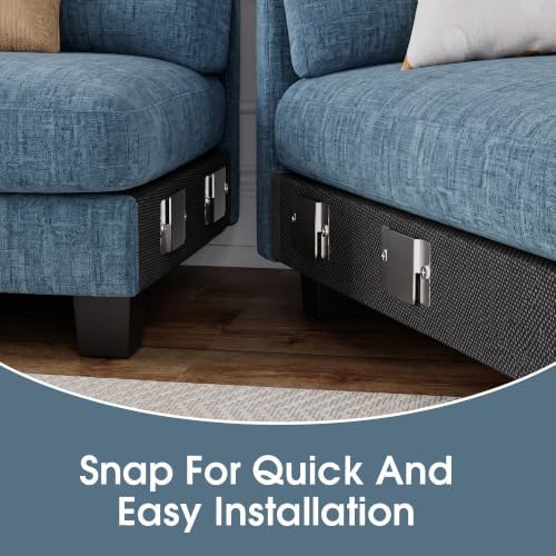 Furniwell U-Shaped Convertible Sectional Sofa Couch - Image 4