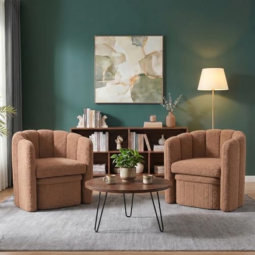 Homkdom Barrel Accent Chair - Image 5