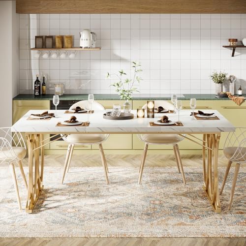 Tribesigns 63" Dining Table for 4 to 6 - Image 5