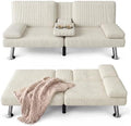 Furmax Corduroy Futon Sofa Bed, Adjustable Futon Couch by Furmax