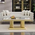 47inch Faux Marble Coffee Table by Henf