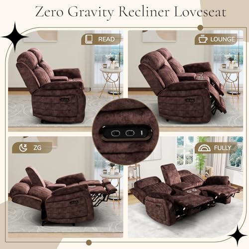 Power Reclining Loveseat with Zero Gravity, Power Reclining Loveseat with - Image 7