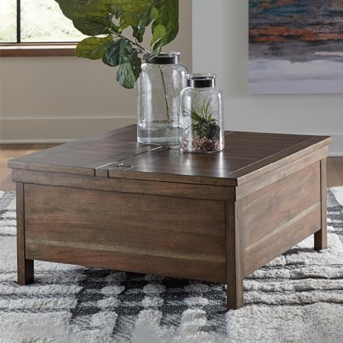 Signature Design by Ashley Wood Lift-Top Coffee Table - Image 2