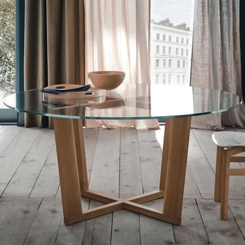 Dulles Glass 31 inch Round Glass Table Top - Image 2