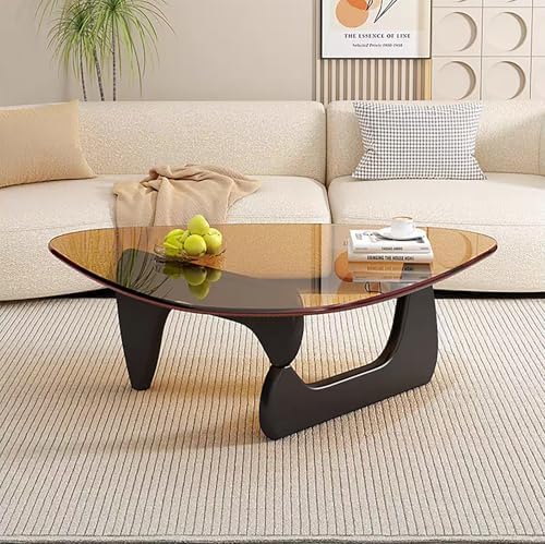 Modern Glass Coffee Table for Living Room, Mid Century Coffee Table, Small - Image 7
