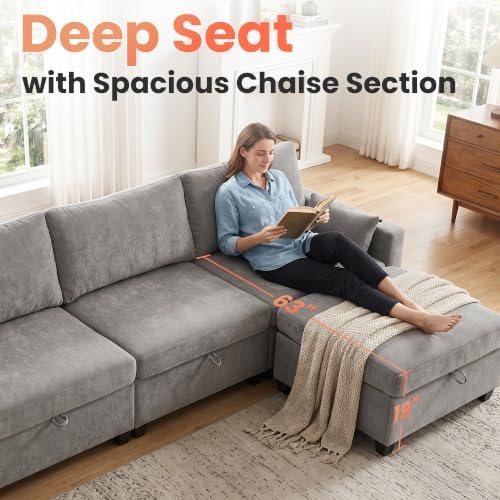 110" Modular Sectional Couch - Image 5