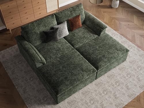 EASE MOOSE Boneless Sectional Couch, Cloud Sofa Bed - Image 3