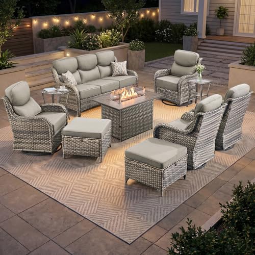 Luxury Patio Furniture Set 10pcs by Bellefurn