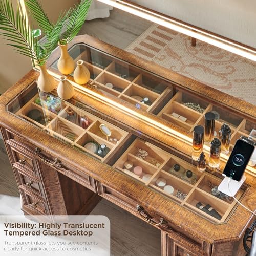 T4TREAM 48" Farmhouse Vanity Desk - Image 4