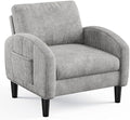 Homkdom Accent Chair with Side Pockets & Ergonomic Backrest by ElevateYourHome%EF%BC%8CEnhanceEver