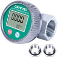 1" Waterproof Fuel Flow Meter, 3/4" Adapters, Diesel & Liquids by GRYVOZE