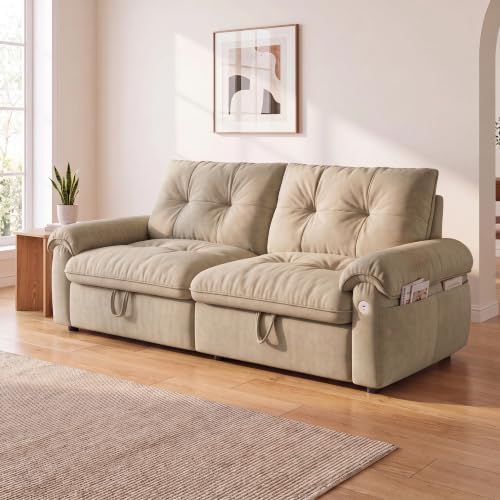 77" Convertible Queen Sofa Bed - Image 3