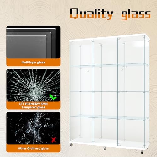 LFT HUIMEI2Y 12-Shelf Glass Display Cabinet - Image 4