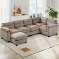 HAOMARKETS 115" Modular Sectional U Shaped Corner Sofa by HAOMARKETS