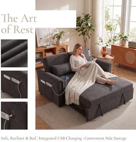 Convertible Sleeper Sofa Bed - Image 7