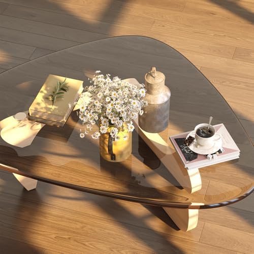 Coffee Table for Living Room Mid Century Modern Center Small Table - Image 3