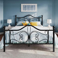 SHA CERLIN Queen Size Metal Bed Frame by SHACERLIN