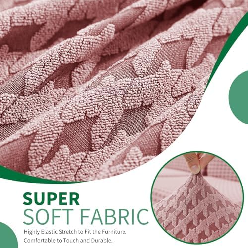 MAXIJIN Couch Cushion Covers for Sectional Sofa, Stretch Sofa Cushion Cover - Image 3