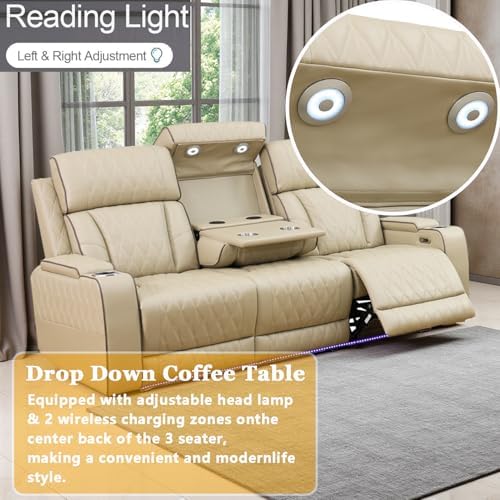 Power Recliner Sofa Loveseat Set - Image 4