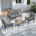 4-Piece Patio Furniture Set by MAISONBACKYARDS