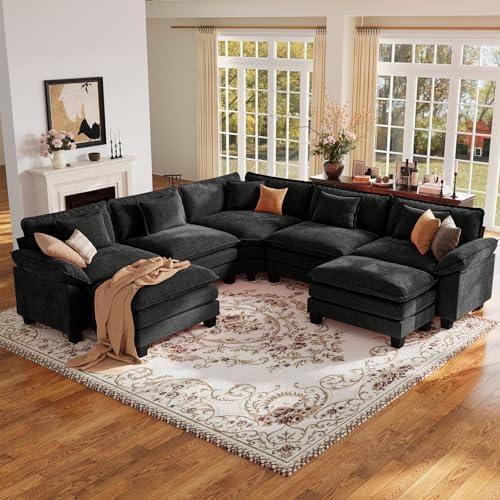 CDCASA 117" Oversized Modular Sectional Sofa by CDCASA