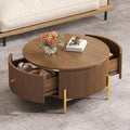31.5" Coffee Table Living Room Brown CoffeeTable by SCANORDIC