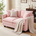 Loveseat Sofa Couch, Small Mini Compact 50" Love Seat 27" Deep Cloud Sofa Seat by MUDANT