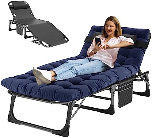 MOPHOTO 5-Position Folding Chaise Lounge Chair by MOPHOTO