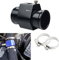 Dewhel Aluminum Black Water Temp Meter Temperature Gauge Joint Pipe Radiator by DEWHEL