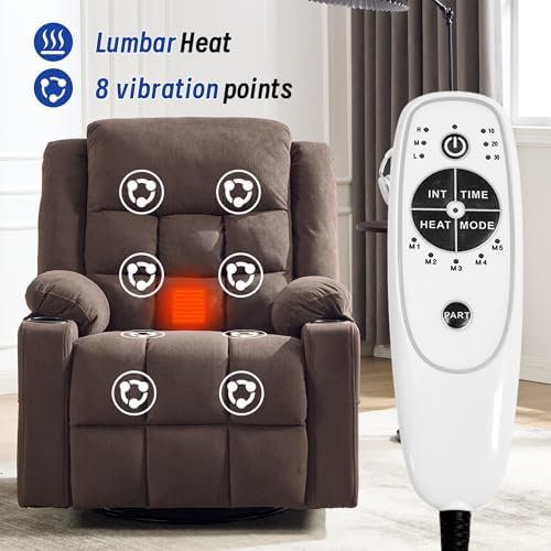 Swivel Recliner Chair for Adults - Image 5