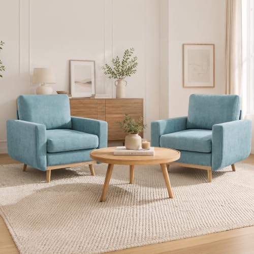 Accent Chair for Bedroom, Reading Chair by YUUIJOAA