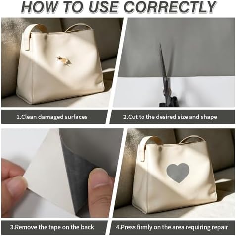 BSZHTECH Self Adhesive Leather Repair Patch Tape - Image 6
