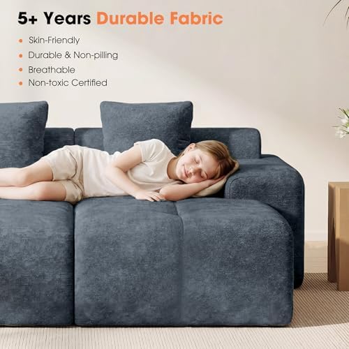 84" Modular Loveseat Couch - Image 6