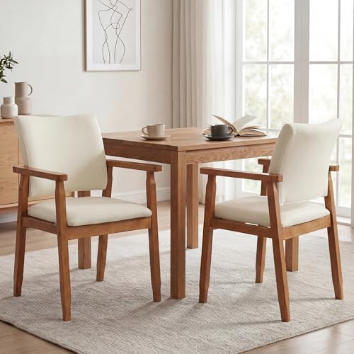 GOTMINSI Mid-Century Modern Linen Dining Chair - Image 6