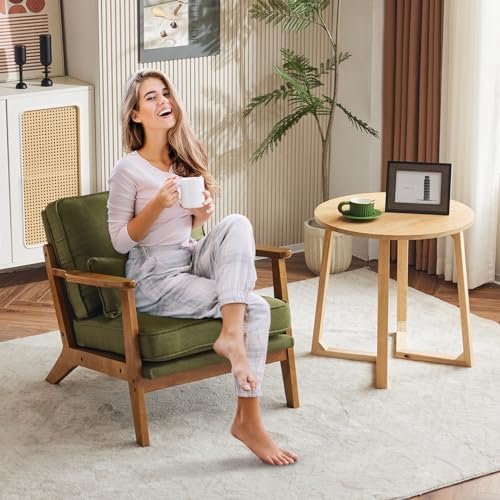 Karl home Mid-Century Lounge Accent Chair - Image 4