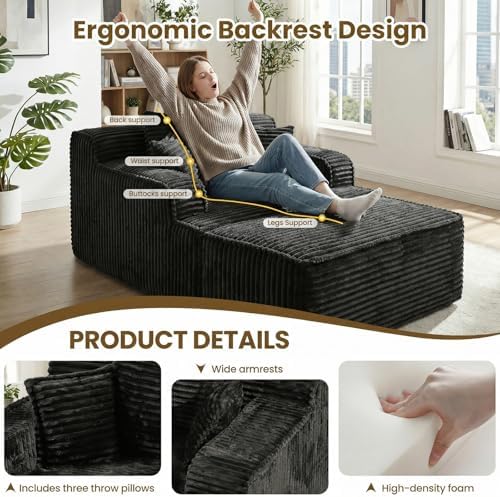 Chaise Lounge Chair Indoor, Boneless Chair - Image 6