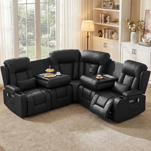 TUNYI Power Loveseat Recliner Sofa by Becomesyourhomepartner