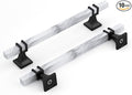 Rergy Cabinet Handles Marble Drawer Pulls and Knobs, T-Bar Hardware by Rergy